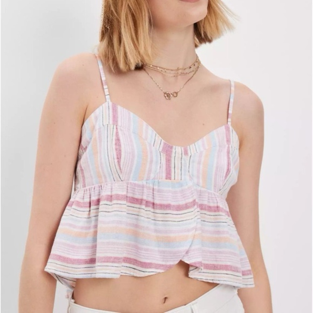 american eagle babydoll tank